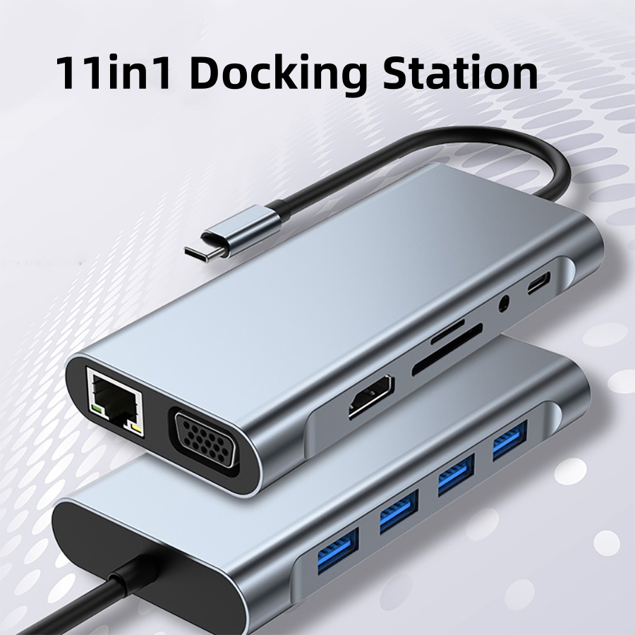 Home Assistant Sd - Док-станция для ноутбука 11-в-1 USB C