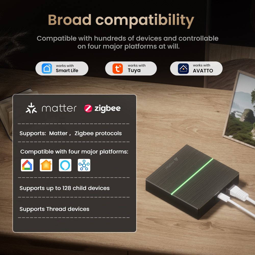 AVATTO Matter Smart Wired Gate – обзор и цена Matter Hub Thread