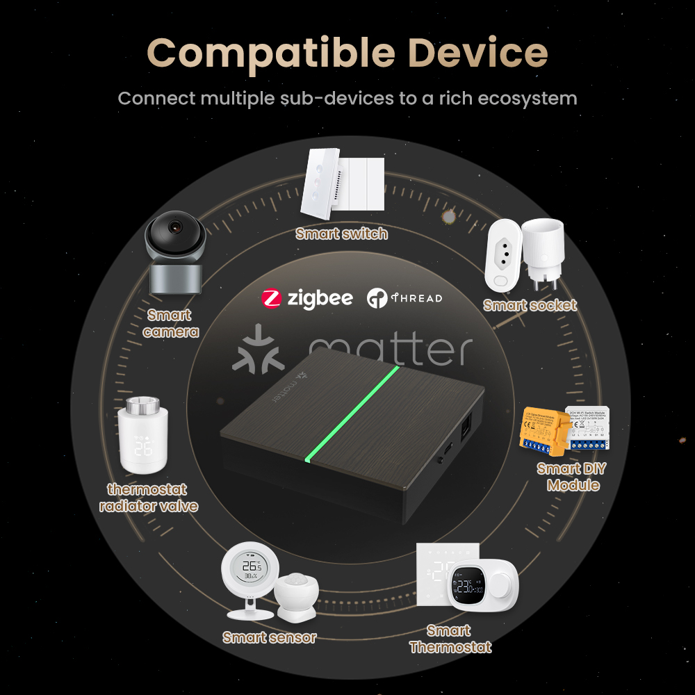 AVATTO Matter Smart Wired Gate – обзор и цена Matter Hub Thread