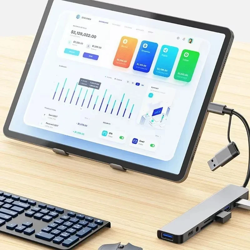 8 в 1 USB-концентратор C USB-р – обзор и цена Home Assistant Sd